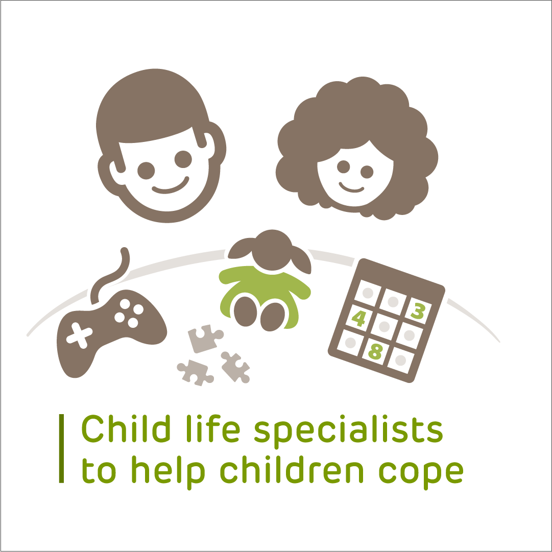 Child life specialists to help children cope