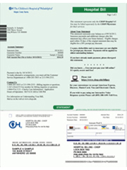 Hospital Bill Image
