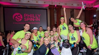 Group photo from Philly Spin-in