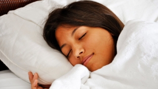 Sleeping Teen Image