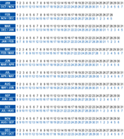 Due Date Calendar