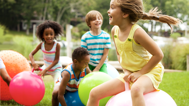 kids enjoying the summer