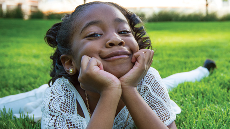 Rhyan Sickle Cell patient smiling