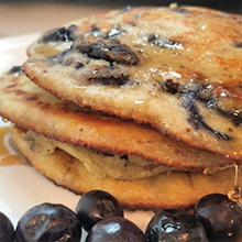 Blueberry pancakes