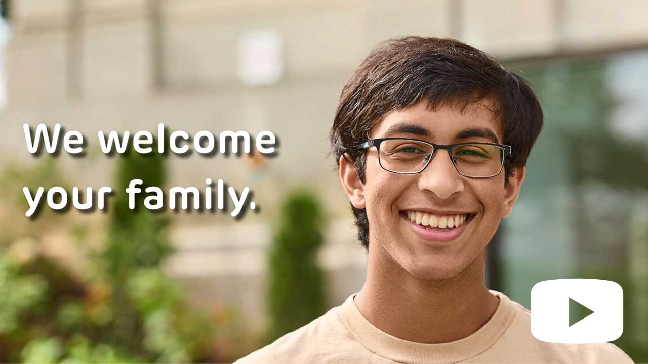 Young man smiling