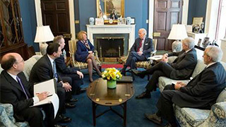 CHOP meeting with Vice President Joe Biden about the Cancer Moonshot