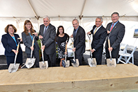 Pictured (left to right): NJ Senator Linda Greenstein; Jennifer Winell, MD, Department of Surgery, The Children’s Hospital of Philadelphia; Plainsboro Mayor Peter Cantu; CHOP patient Danielle Hirsch; Steven M. Altschuler, MD, Chief Executive Officer of Th