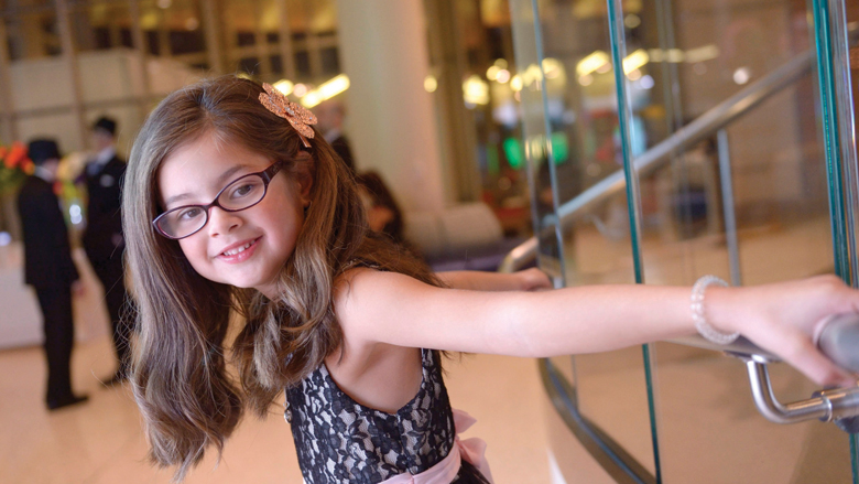 young girl at the Carousel Ball