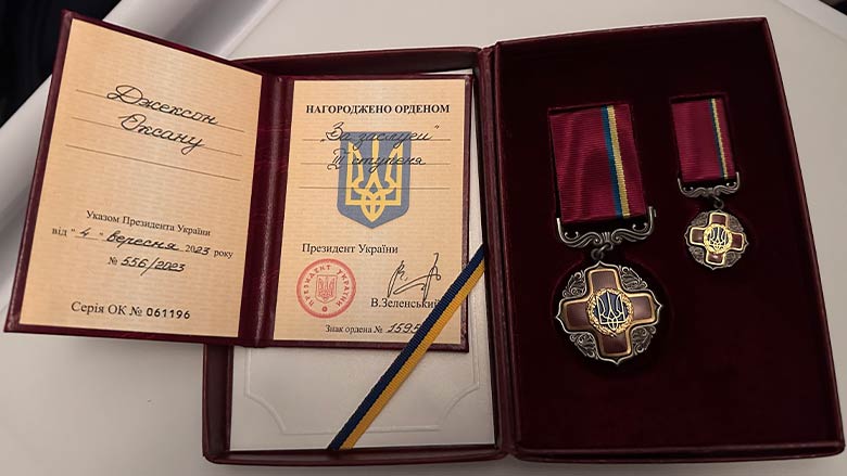 CHOP Surgeon Receives Ukrainian Order of Merit Award from Volodymyr Zelenskyy CHOP Surgeon Receives Ukrainian Order of Merit Award from Volodymyr Zelenskyy