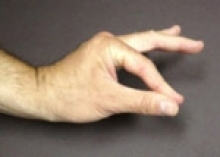 NOT OK: Thumb IPJ not flexed