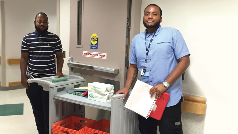 Employees of the summer food program