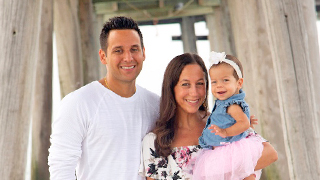 Mila and her parents Mila and her parents