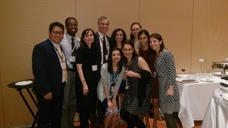 Dr St Geme and Cindy with current residents