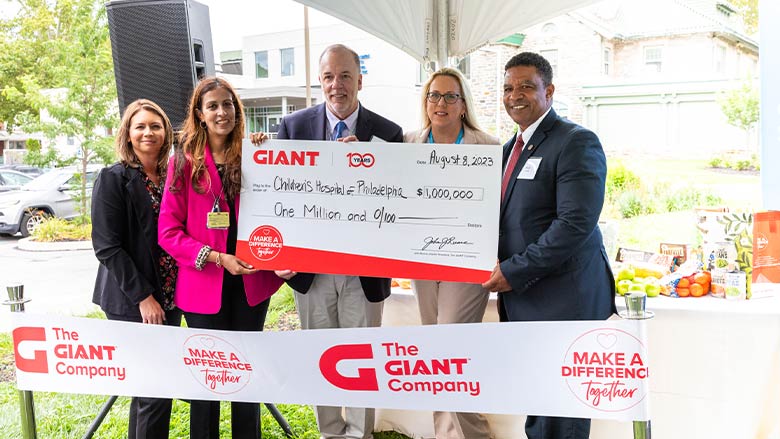 The GIANT Company Donates $1 Million to Children’s Hospital of Philadelphia to Expand Food Pharmacy Program