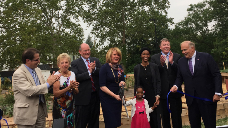 Health and Wellness Garden at Karabots Ribbon Cutting