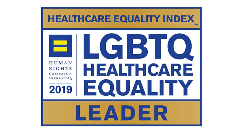 LGBTQ Healthcare Equality Leader badge