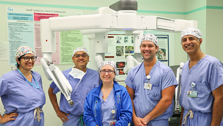 CHOP Urology’s MIS team CHOP Urology’s MIS team