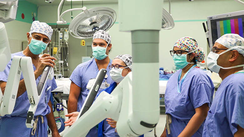 CHOP Urology’s MIS team in action CHOP Urology’s MIS team in action