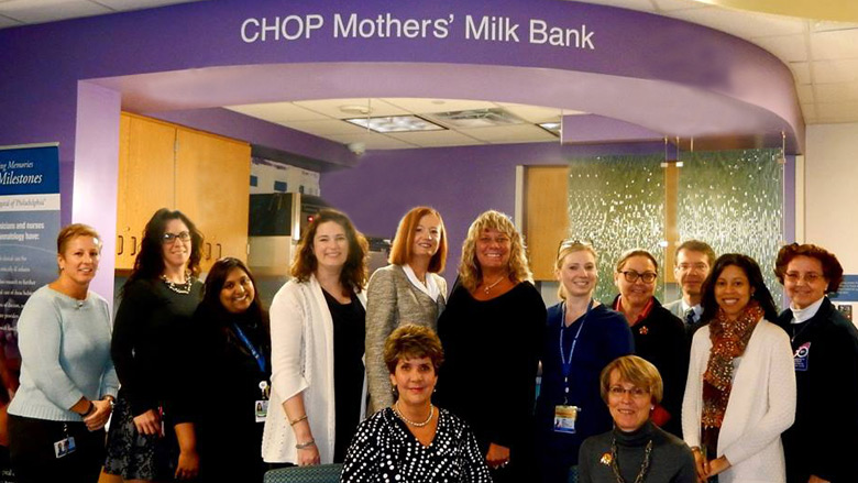 CHOP mother&#039;s milk bank team members