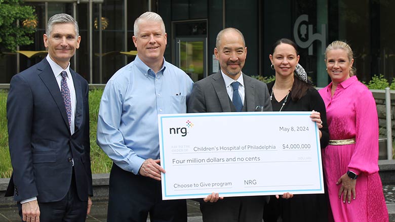 NRG Energy’s Support of Children’s Hospital of Philadelphia’s Cardiac Center Exceeds $4 Million Donation Milestone