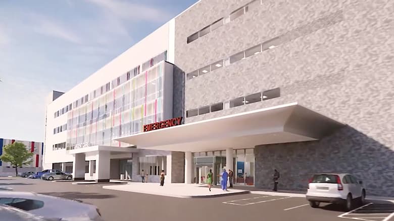 Artist rendering of new King of Prussia Emergency Department