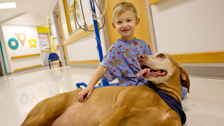 Gerald B. Shreiber Pet Therapy Program | Children's Hospital of Philadelphia