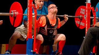 john rosati performing a power lift