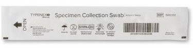 Specimen collection swab