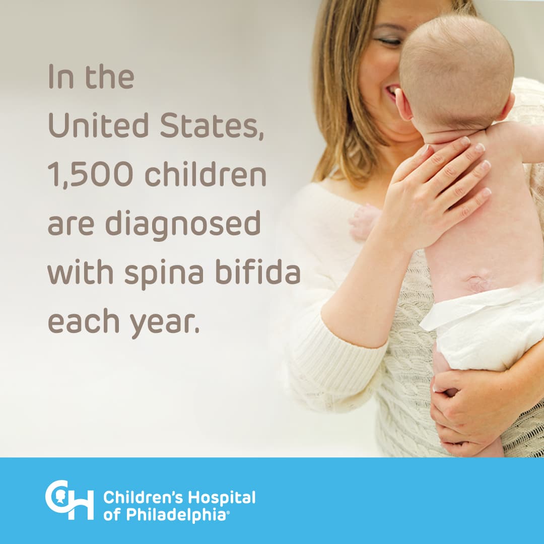 In the United States, 1,500 children are diagnosed with spina bifida each year.