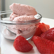 Strawberry Coconut Ice Cream