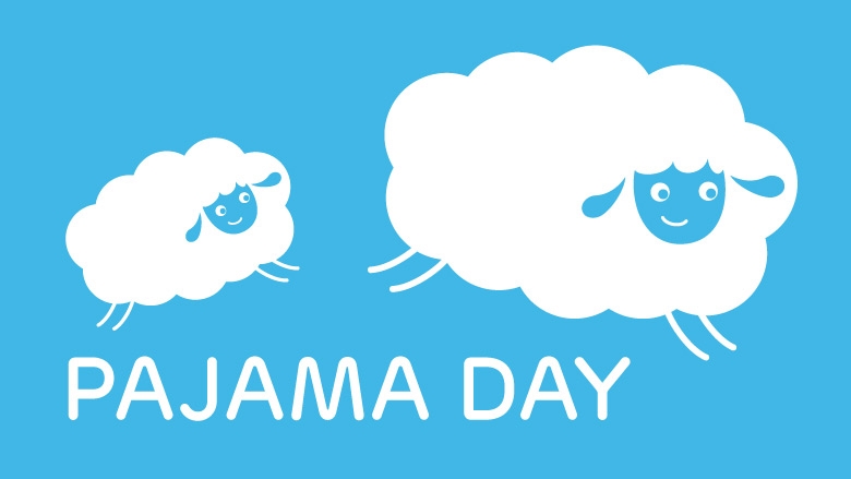 Pajama Day sheep jumping