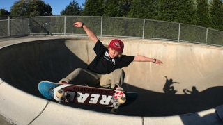 Nate skateboarding