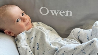 Baby Owen smiling