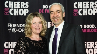 Dr. Samuel Goldfarb, medical director of the Lung Transport Program, and his wife Jennifer