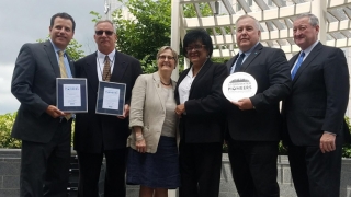 Children's Hospital is recognized for Storm Water usage by the Philadelphia Water Department