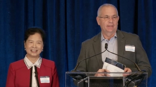 Drs. Lee and Maris at the Pediatric Cancer Care summit