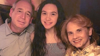 Maia, 18, and her parents Jason and Elizabeth.