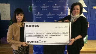 large check from Kohls