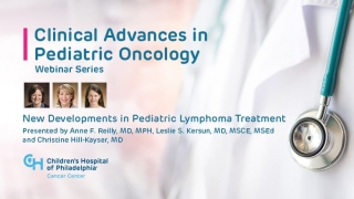 New Developments in Pediatric Lymphoma Treatment