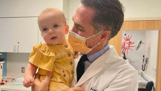 Nora with Dr. Taylor