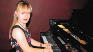 meghan playing piano