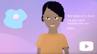 Screen grab from Guided Relaxation for Kids video