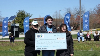 Walk for Hope check presentation at the event