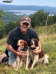 Dr. Canning and his dogs