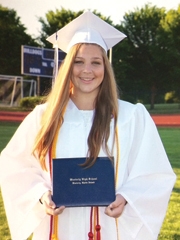 Abigail Ridler at her high school graduation in 2006