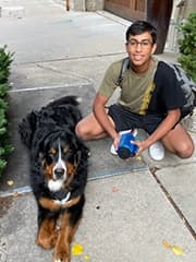 Rohan and his dog