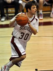brian playing basketball