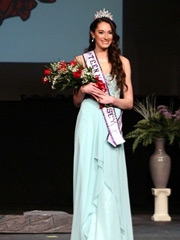 Courtney in a pageant