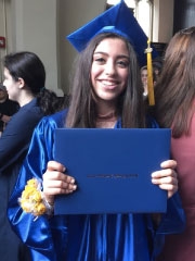 Michaela at graduation