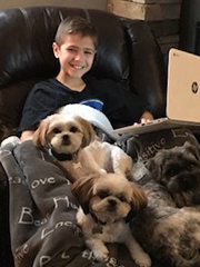 Ryan and his dogs